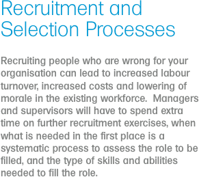 Recruitment and  Selection Processes